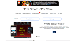 Desktop Screenshot of editphotosforfree.com